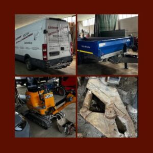 Read more about the article Insolvenz-Versteigerung Michael Lintener (Bauunternehmung), 51645 Gummersbach – Minibagger JCB, Pflasterverlegemaschine, Tandemachsanhänger Müller-Mittelthal, Baggeranbauteile, LKW Iveco 29L12, Hächsler, … – 07.01.2025 – 18:00:00