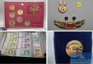 Read more about the article Münzversteigerung 70 Pos. Silbermünzen Olympiade Moskau 1980, BRD 5+10 DM, Euromünzen, KMS Polen, Abzeichen DDR, etc – 37077 Göttingen – 27.10.2025 – 09:00:00